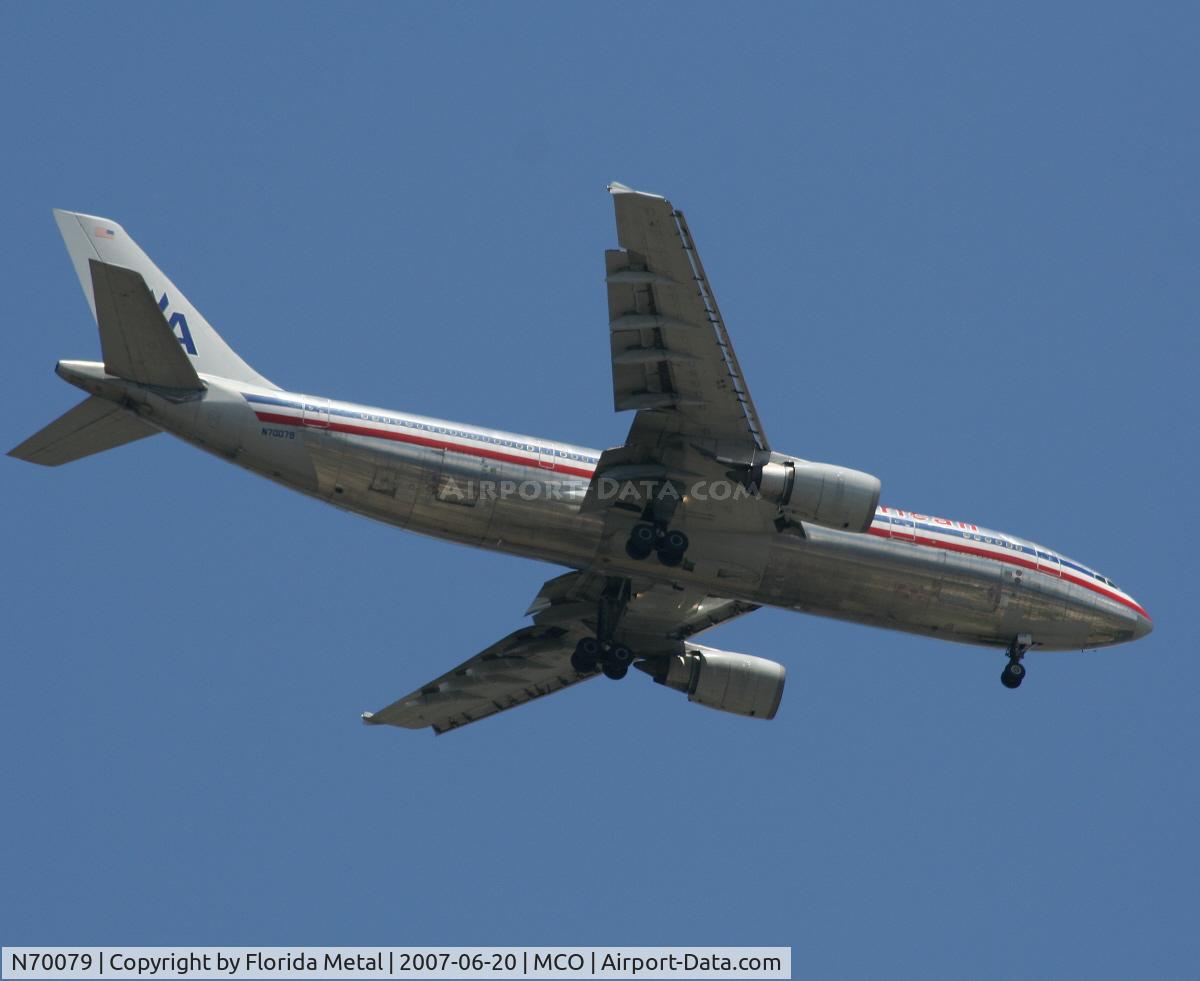 N70079, 1991 Airbus A300B4-605R C/N 619, AA