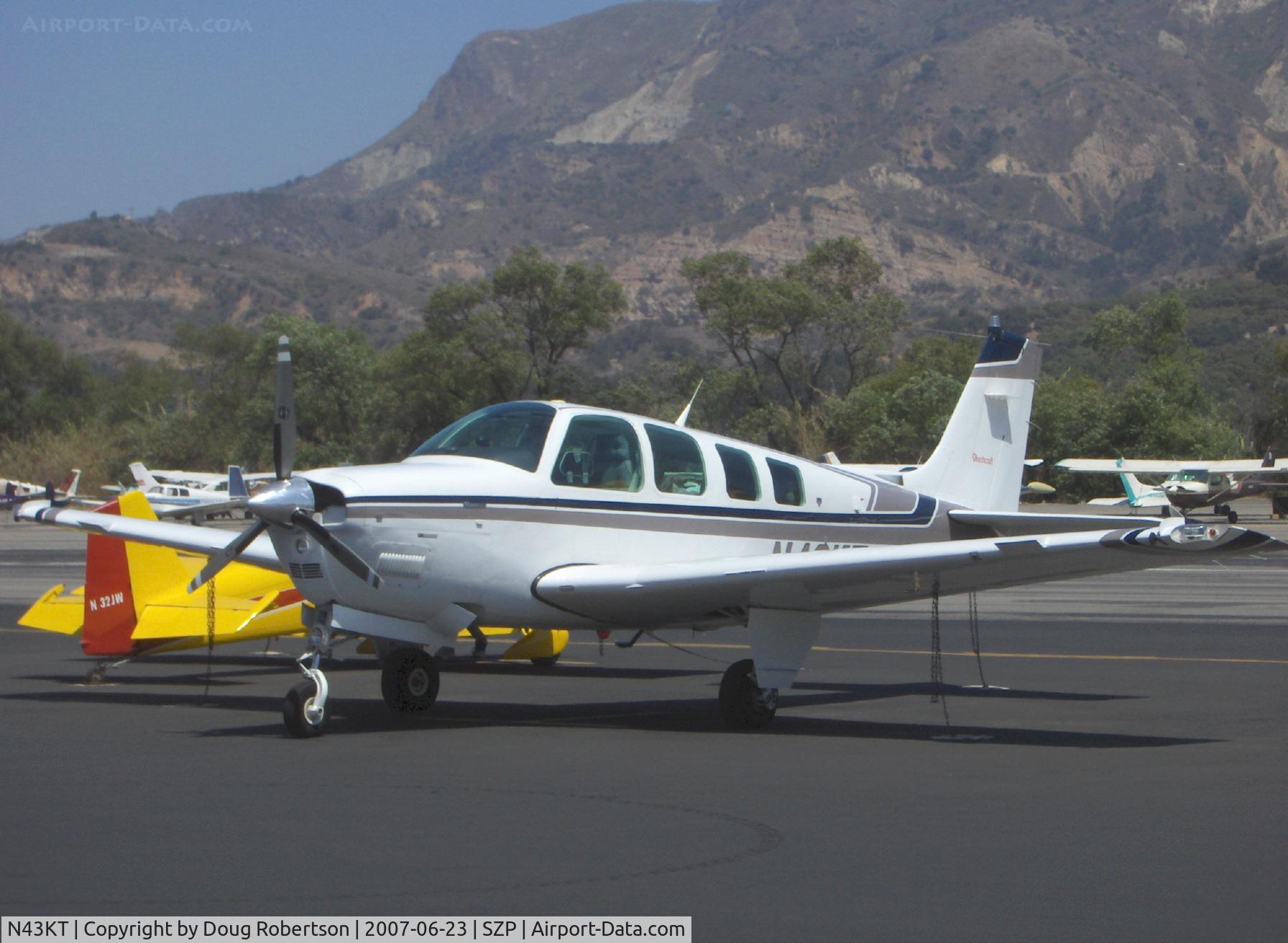 N43KT, 1993 Beech A36 Bonanza 36 C/N E-2808, 1993 Beech A36 TURBO BONANZA, Continental GTSIO-520 upgrade, 375 Hp