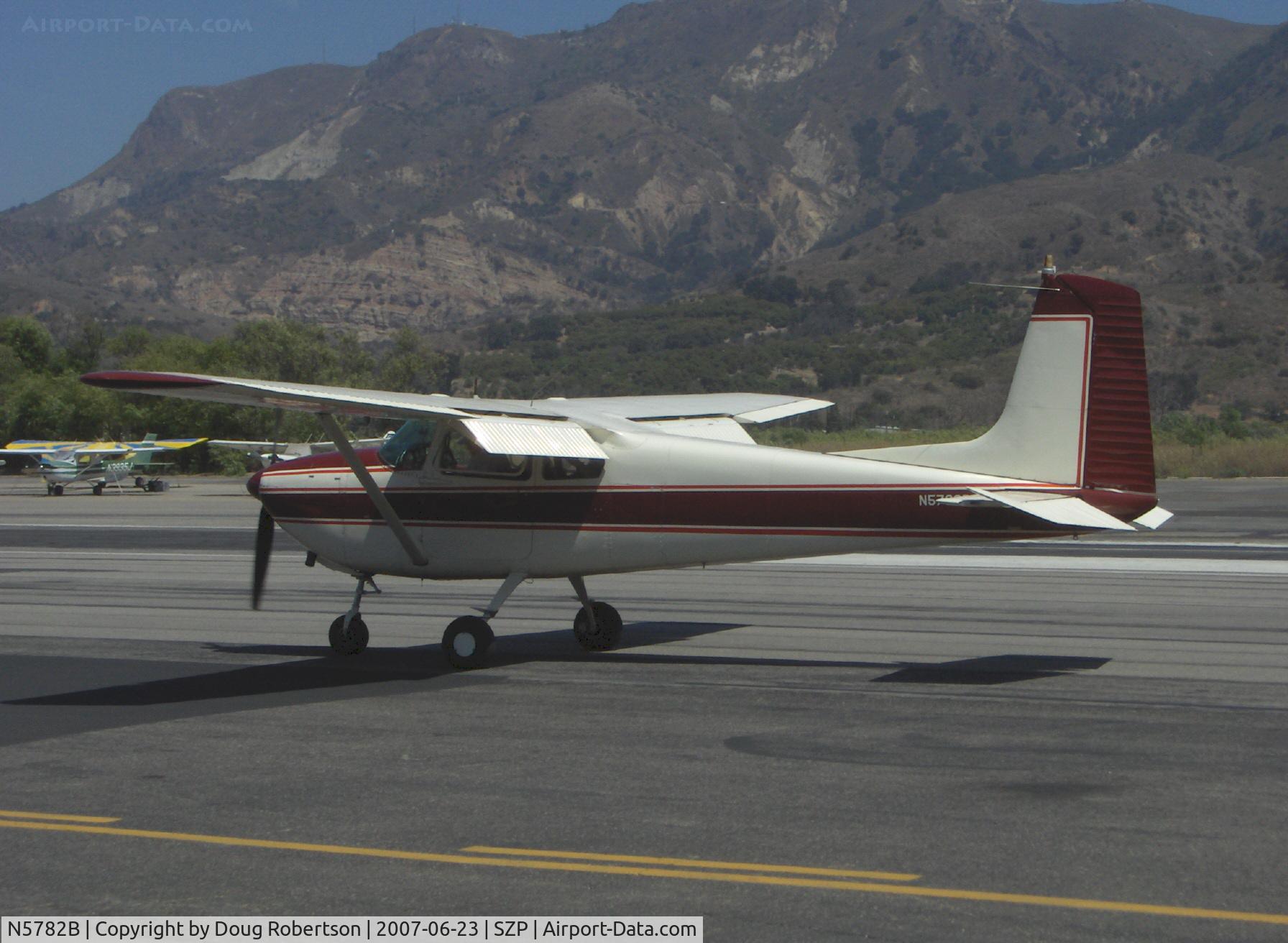 N5782B, 1956 Cessna 182 Skylane C/N 33782, 1956 Cessna 182, Continental O-470-S 230 Hp, taxi back