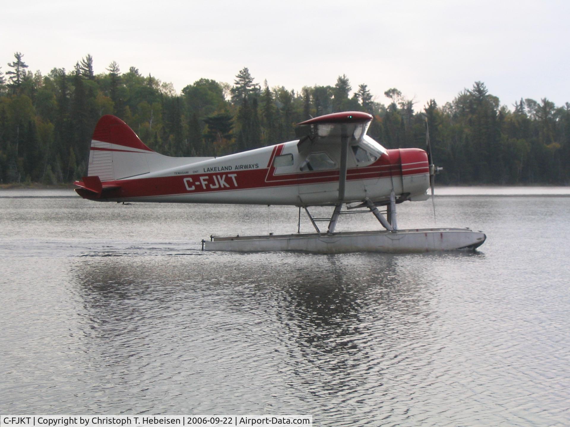 C-FJKT, 1956 De Havilland Canada DHC-2 Beaver Mk.1 C/N 1023, Lakeland Airways DHC-2 on Sirdevan Lake near Temagami, ON, Canada