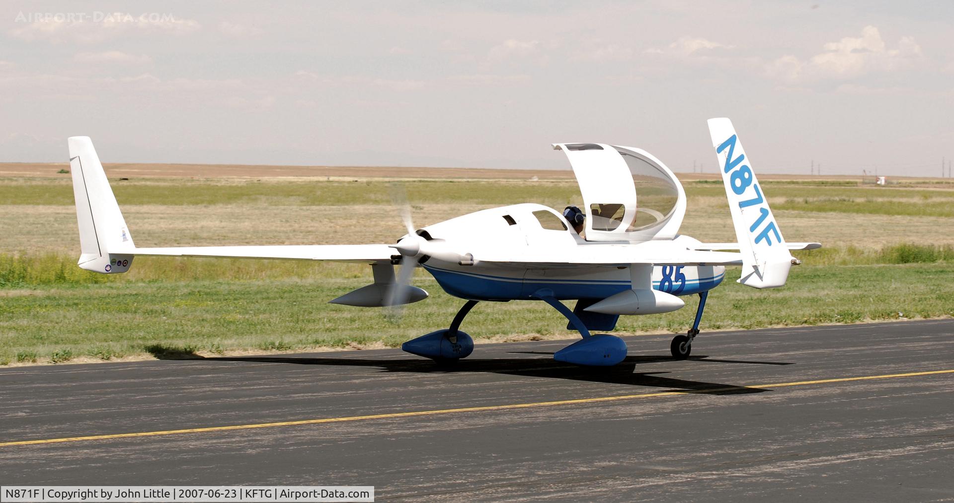 N871F, 2000 Co-Z Cozy Mark IV C/N 21, EAA Member - Front Range