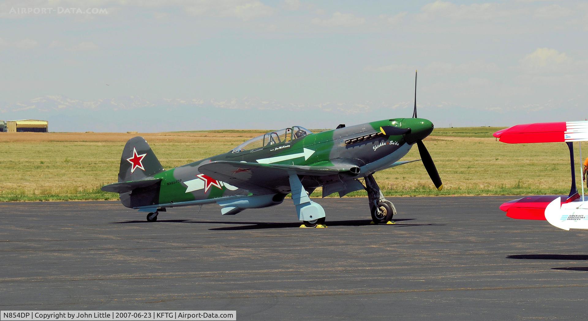 N854DP, 1994 Yakovlev Yak-3M C/N 0470101, Russian built aircraft taking some of the best features of the British and American aircraft of WWII -  EAA - Front Range