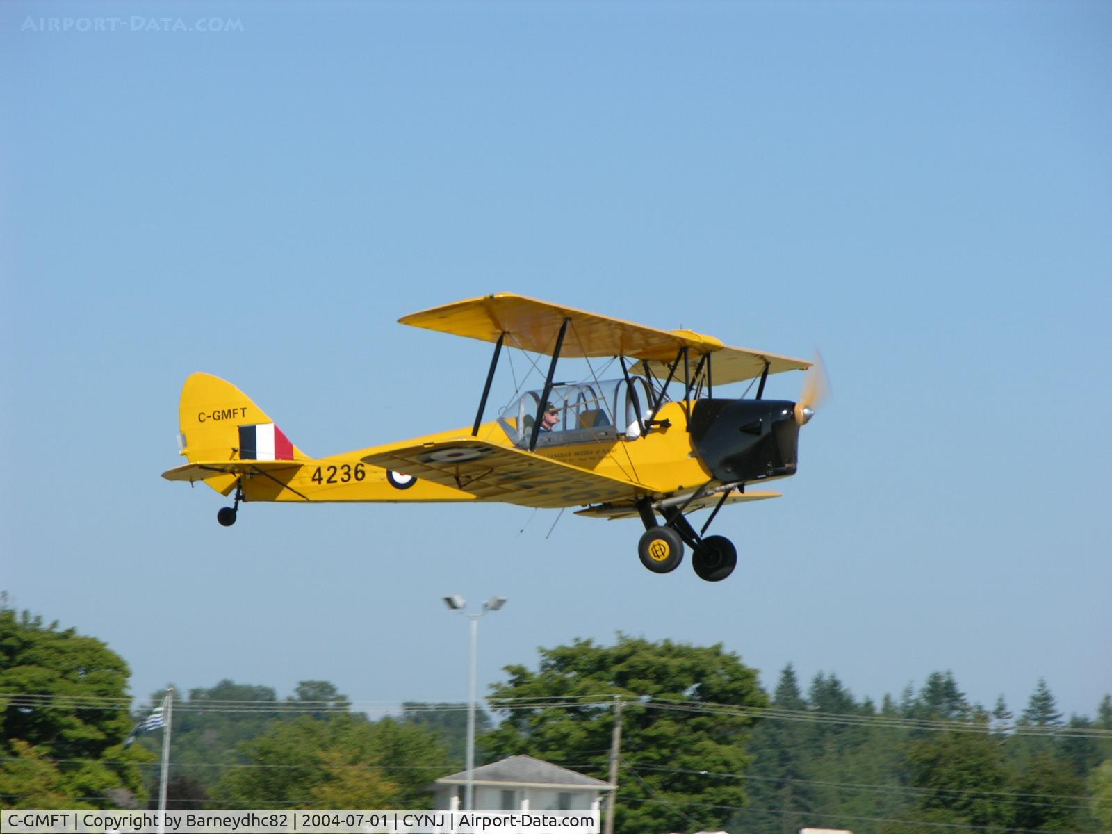 C-GMFT, 1941 De Havilland Canada DH-82C Tiger Moth C/N DHC1178, Restored by the Museum of Flight, Langley, BC