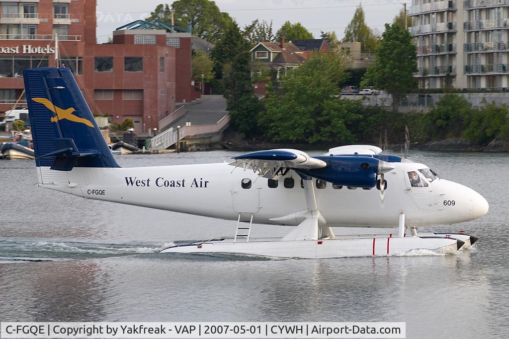 C-FGQE, 1967 De Havilland Canada DHC-6-100 Twin Otter C/N 40, West Coast Air Dash 6 Twin Otter