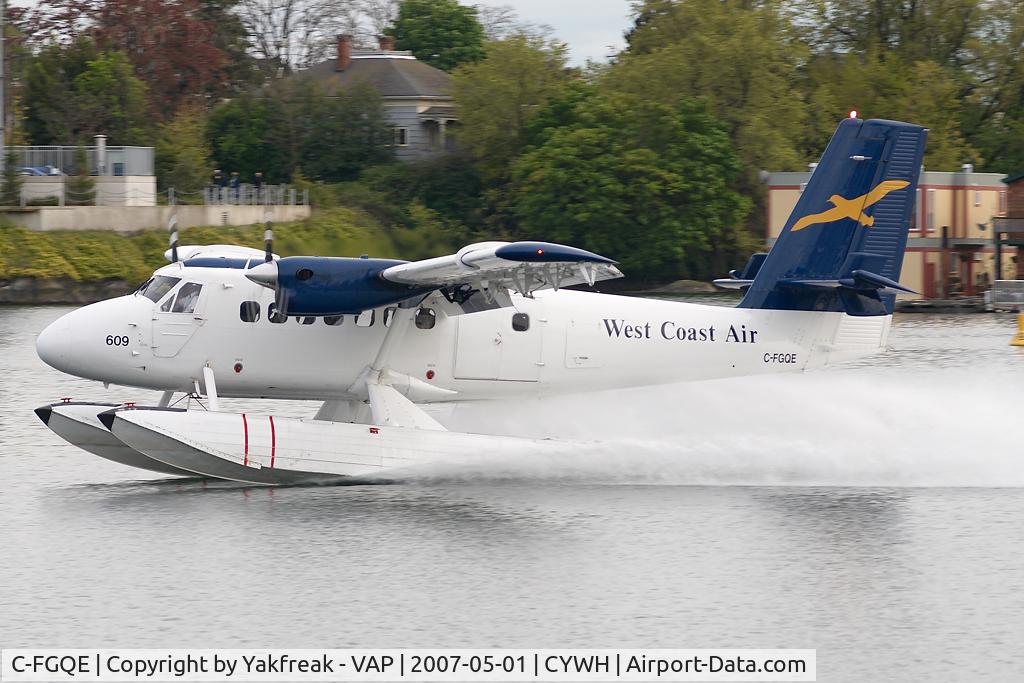 C-FGQE, 1967 De Havilland Canada DHC-6-100 Twin Otter C/N 40, West Coast Air Dash 6 Twin Otter