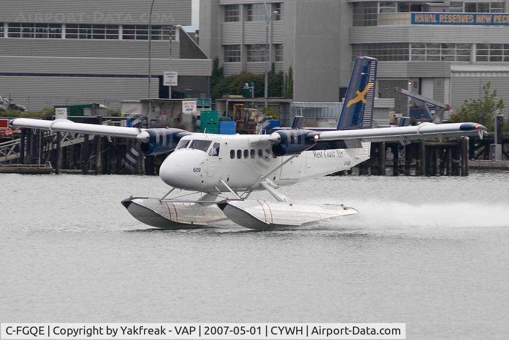 C-FGQE, 1967 De Havilland Canada DHC-6-100 Twin Otter C/N 40, West Coast Air Dash 6 Twin Otter