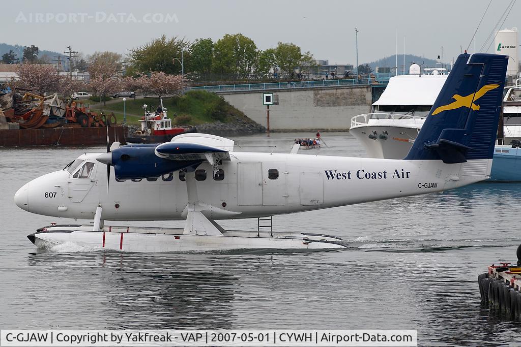 C-GJAW, 1968 De Havilland Canada DHC-6-200 Twin Otter C/N 176, West Coast Air Dash 6 Twin Otter