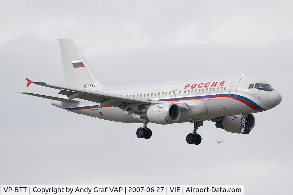 VP-BTT, 2000 Airbus A319-114 C/N 1167, Rossia A319