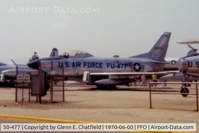 50-477, 1952 North American F-86D Sabre C/N 190-266, F-86D at the old Air Force Musuem at Patterson Field, Fairborn, OH