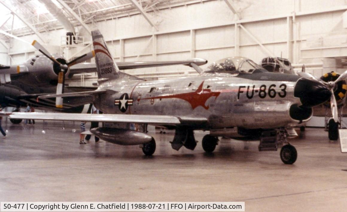 50-477, 1952 North American F-86D Sabre C/N 190-266, F-86D at the National Musuem of the U.S. Air Force