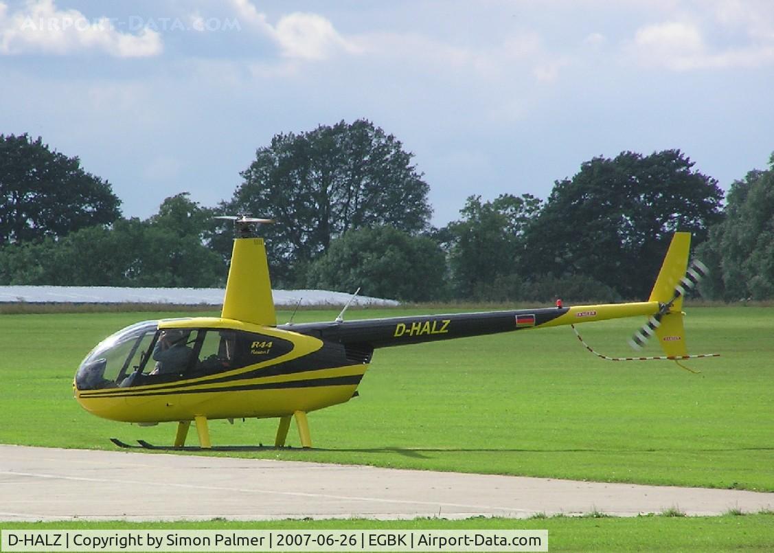 D-HALZ, 2004 Robinson R44 Raven C/N 1424, Robinson R44 Raven I visiting Sywell