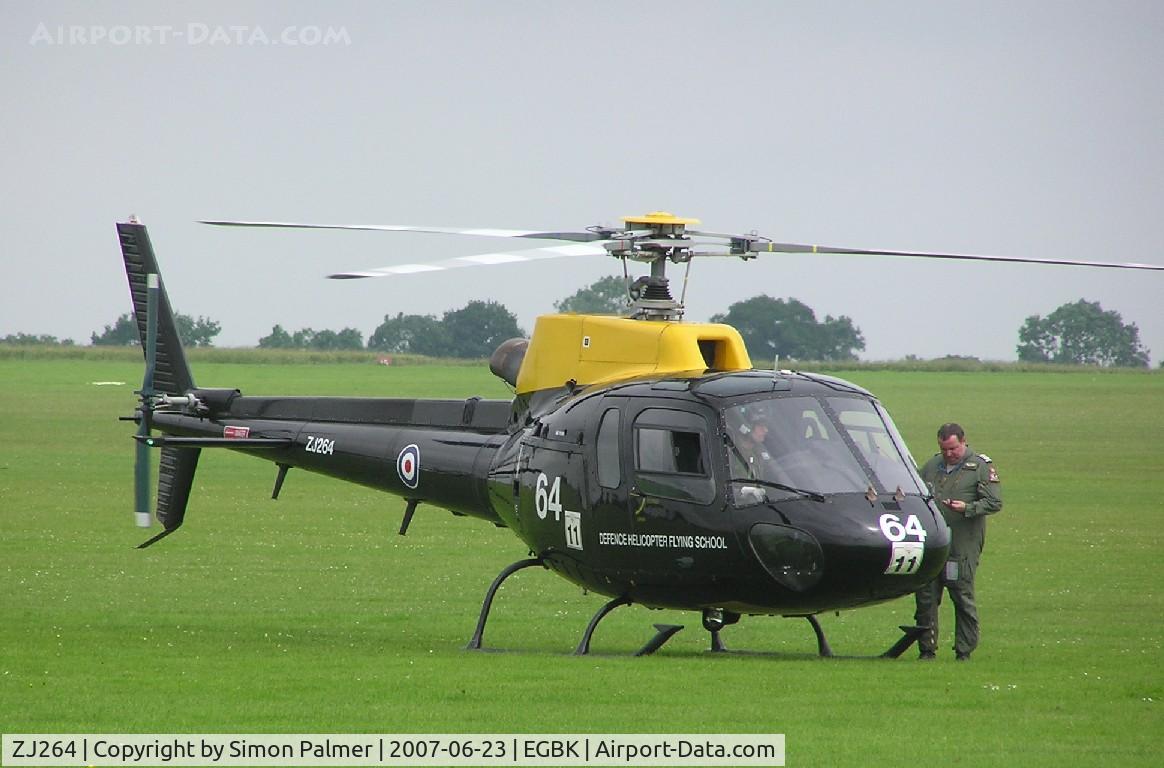 ZJ264, 1997 Eurocopter AS-350BB Squirrel HT1 Ecureuil C/N 2992, RAF Squirrel