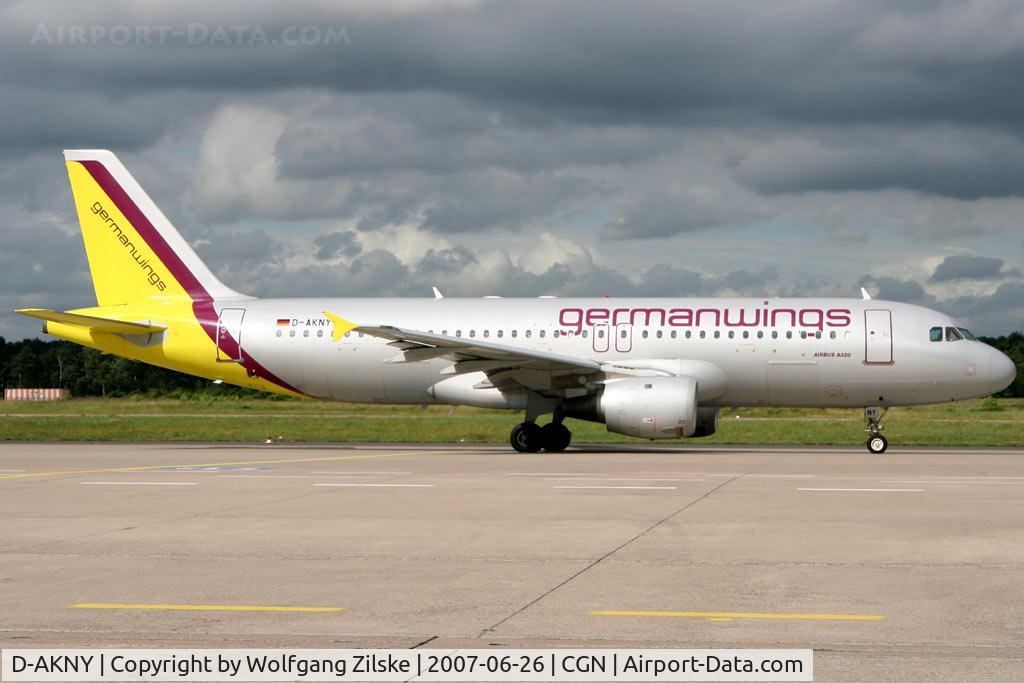 D-AKNY, 1996 Airbus A320-212 C/N 579, visitor