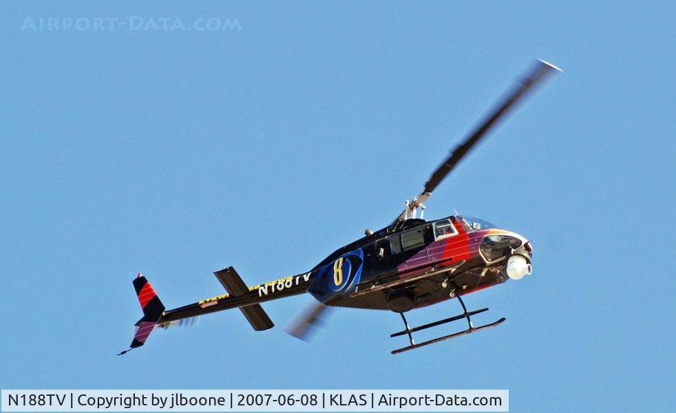 N188TV, 1979 Bell 206B JetRanger III C/N 2704, KLAS-TV Channel 8 Skywitness News Helicopter, Las Vegas, NV