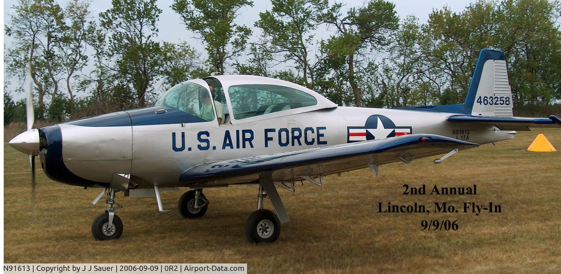N91613, 1946 North American Navion (NA-145) C/N NAV-4-380, 1946 North American NAVION
