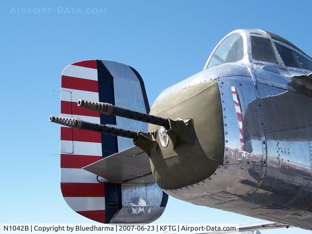 N1042B, 1944 North American B-25N Mitchell C/N 108-35148, Tailgun Detail