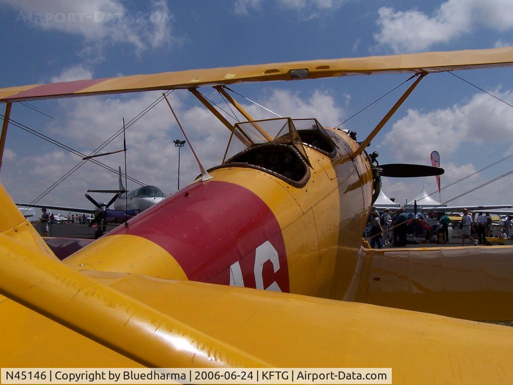 N45146, 1940 Naval Aircraft Factory N3N-3 C/N 4393, Starboard Tail view
