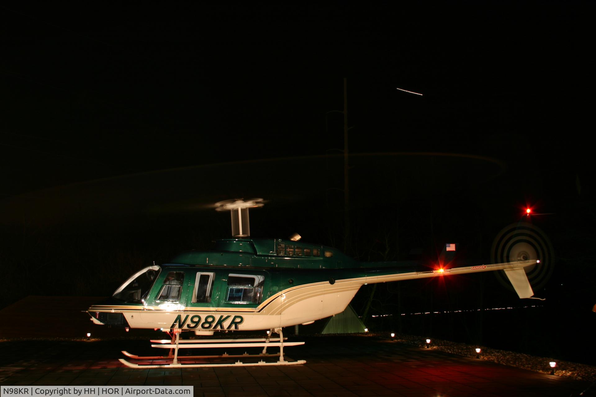 N98KR, 1981 Bell 206L-1 LongRanger II C/N 45683, Horizon Helicopter Helipad