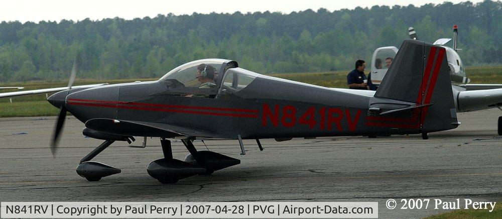 N841RV, 2004 Vans RV-6A C/N 24956, Taxiing across the ramp, a nice profile