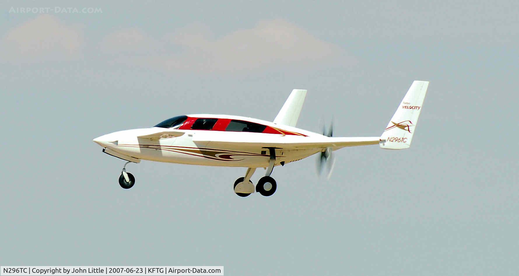 N296TC, 2008 Velocity Velocity XL-5 RG C/N 3RX131, Turbo Velocity at EAA Fly-In Front Range