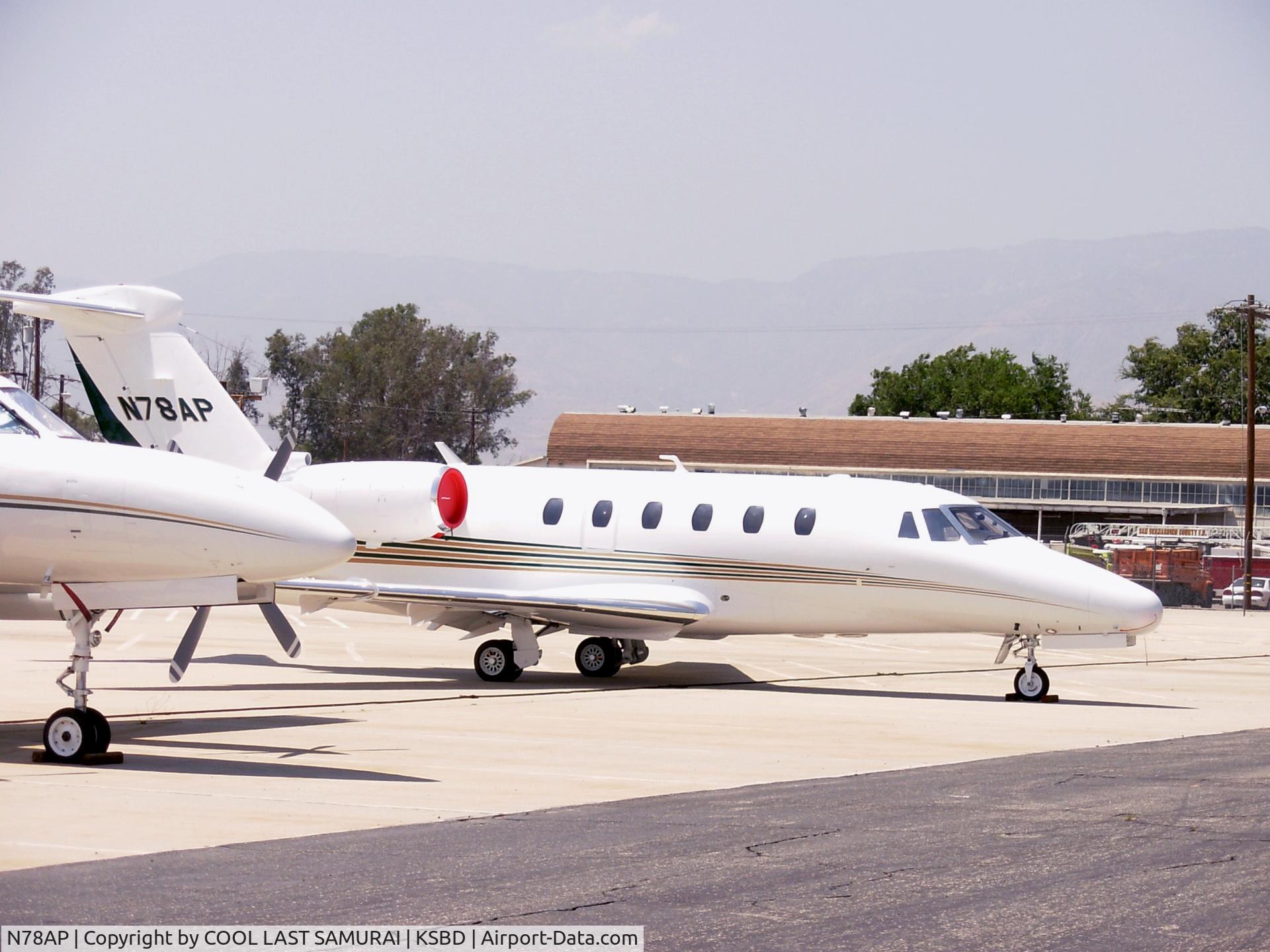 N78AP, 1984 Cessna 650 C/N 650-0056, In front of Blues Aviation