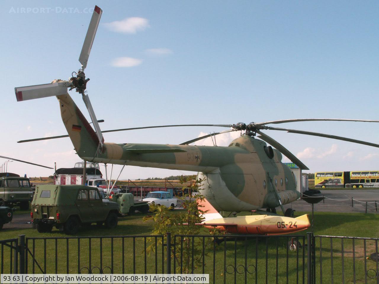 93 63, Mil Mi-8TB Hip C/N 10555, Mil Mi-8TB/Preserved at Peenemunde