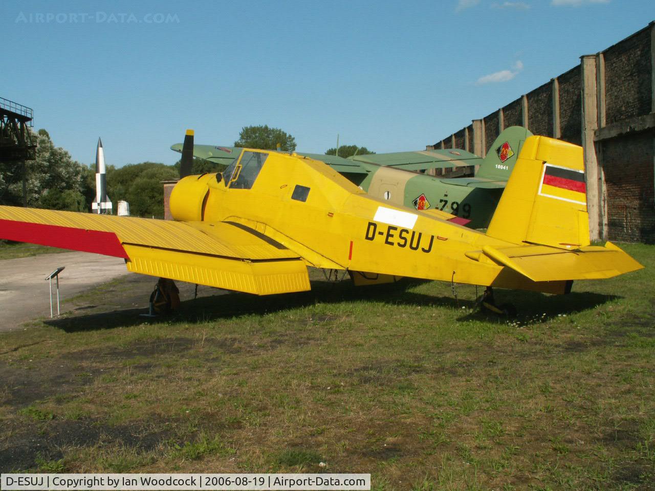D-ESUJ, Let Z-37A Cmelak C/N 18-28, LET Z-37A/Preserved at Peenemunde
