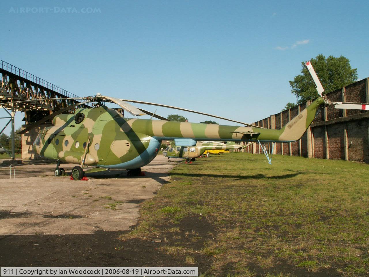 911, 1974 Mil Mi-8T Hip C/N 10527, Mil Mi-8T/Preserved at Peenemunde