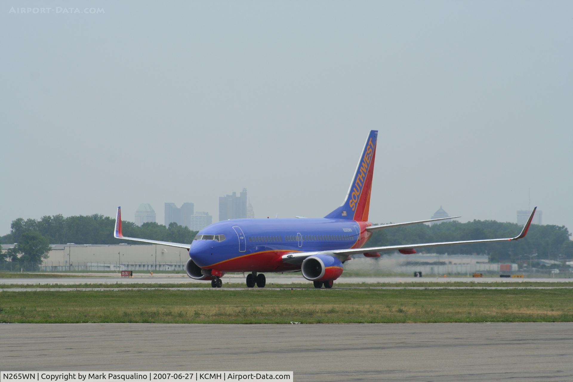 N265WN, 2007 Boeing 737-7H4 C/N 32522, Boeing 737-700