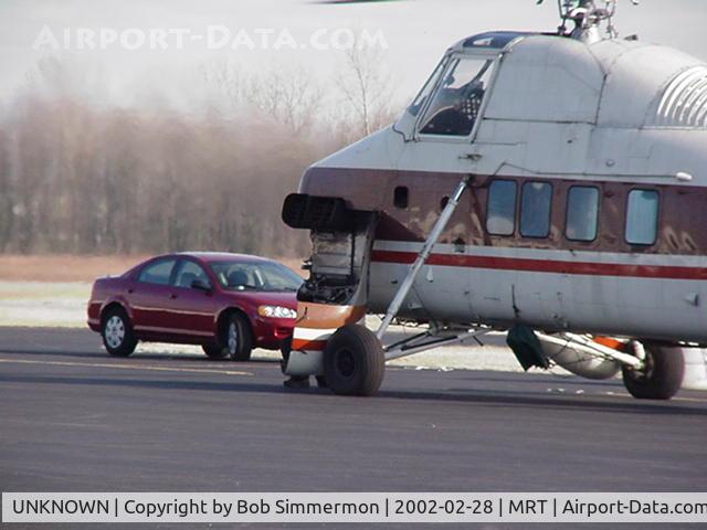 UNKNOWN, , Midwest Helicpoters S58 getting an unscheduled engine replacement on the ramp at Marysville, OH