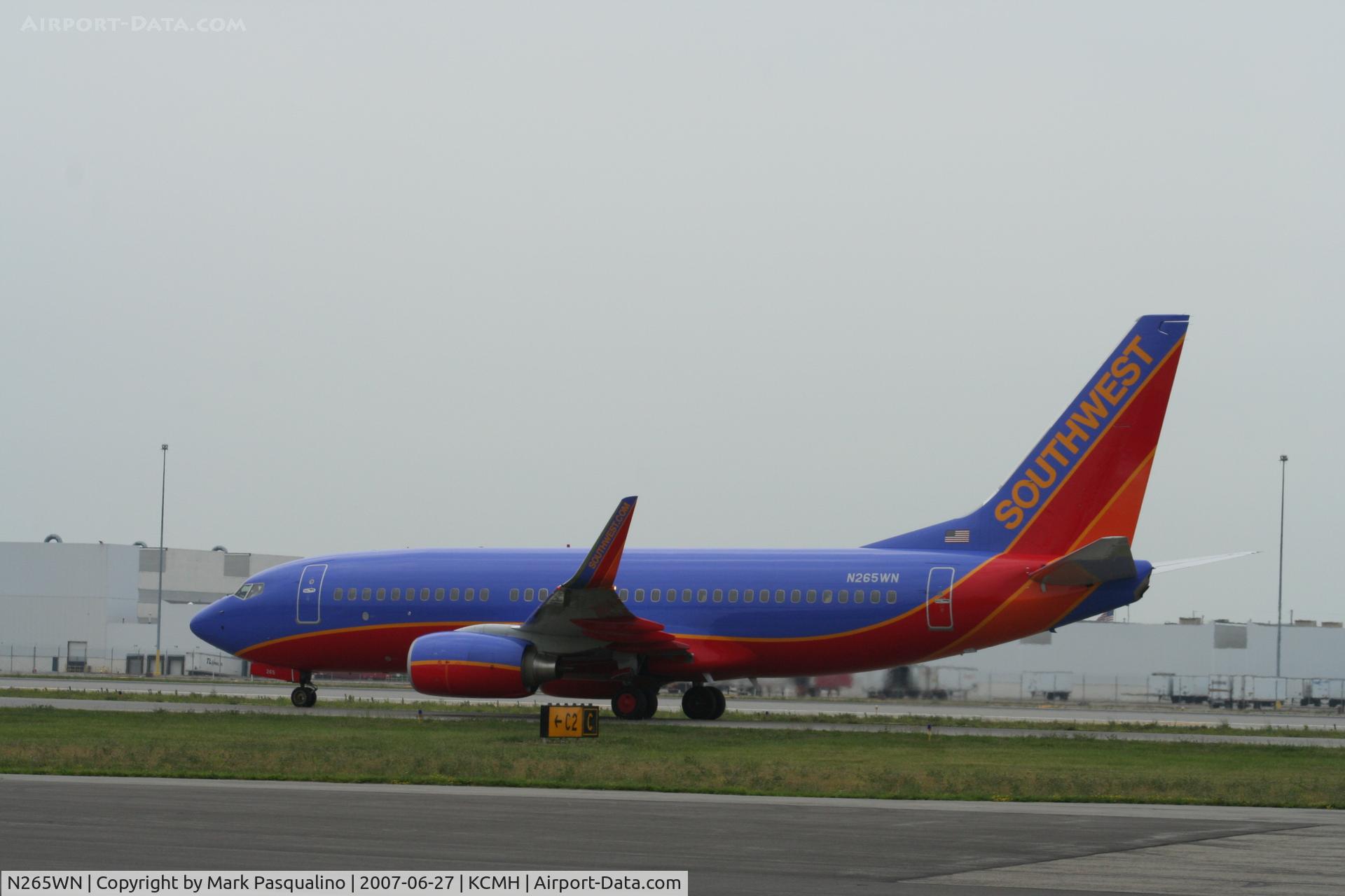 N265WN, 2007 Boeing 737-7H4 C/N 32522, Boeing 737-700
