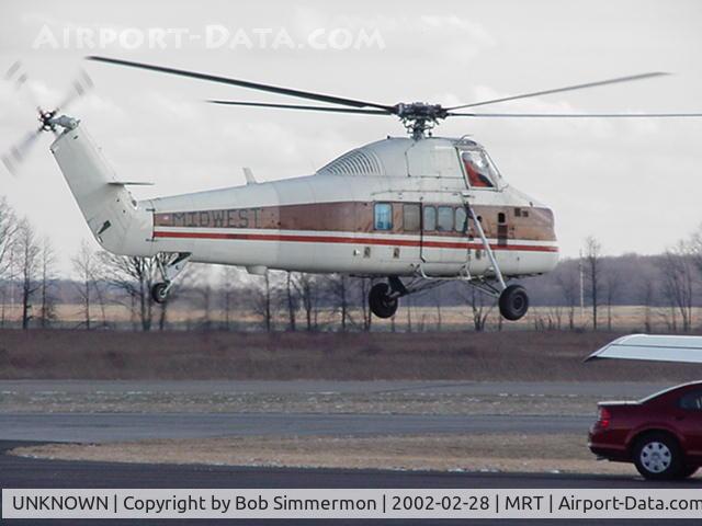 UNKNOWN, , Midwest Helicpoters S58 - first flight after an unscheduled turbine replacement at Marysville, OH.