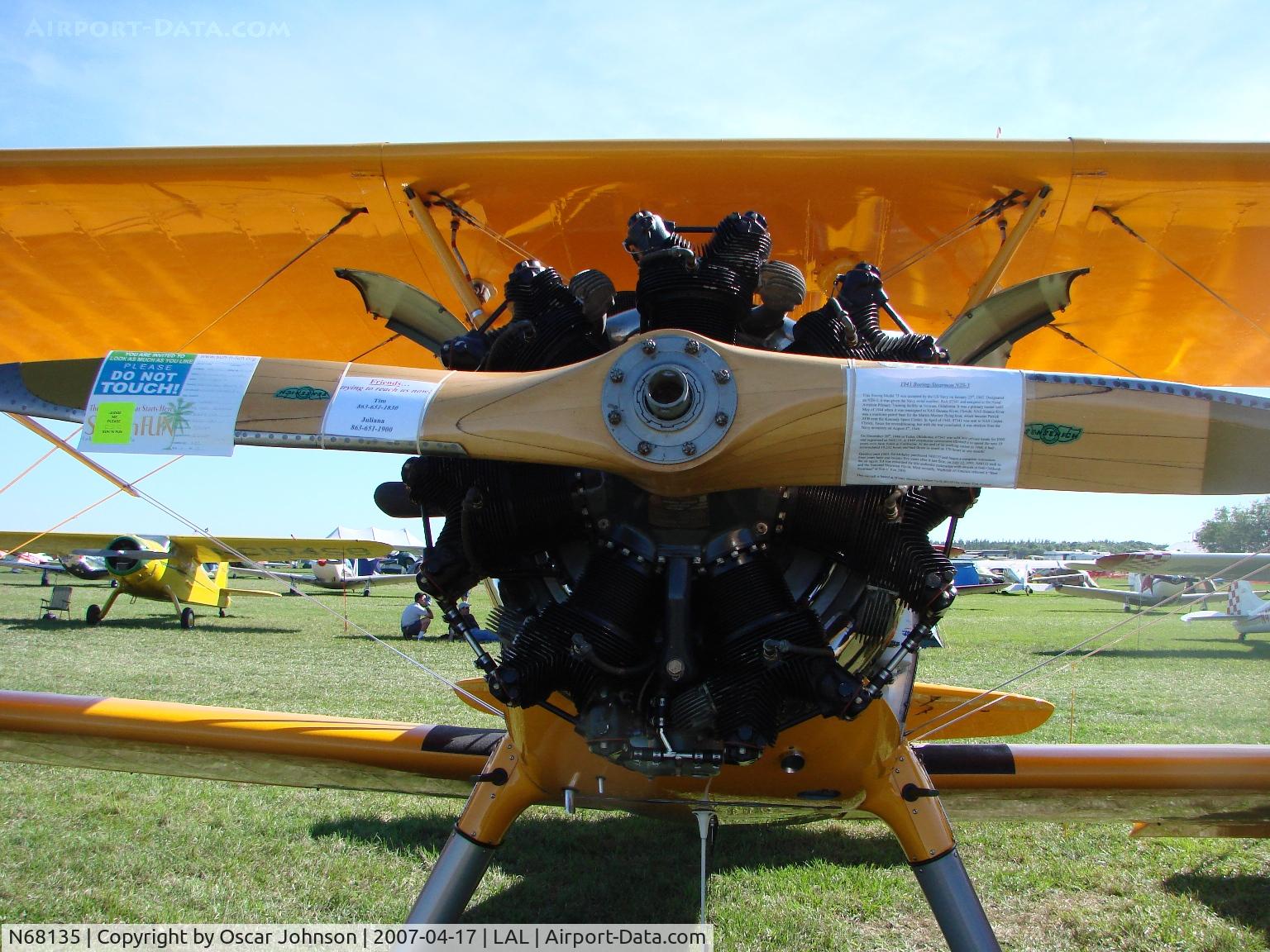 N68135, 1943 Boeing B75N1 C/N 75-7145, Sun N Fun '07
