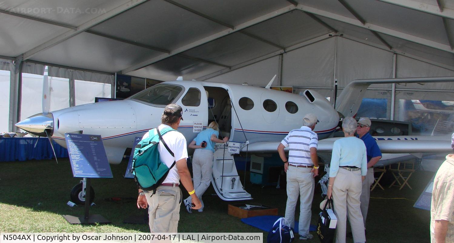 N504AX, 2004 Adam Aircraft A500 C/N 0004, Sun N Fun '07