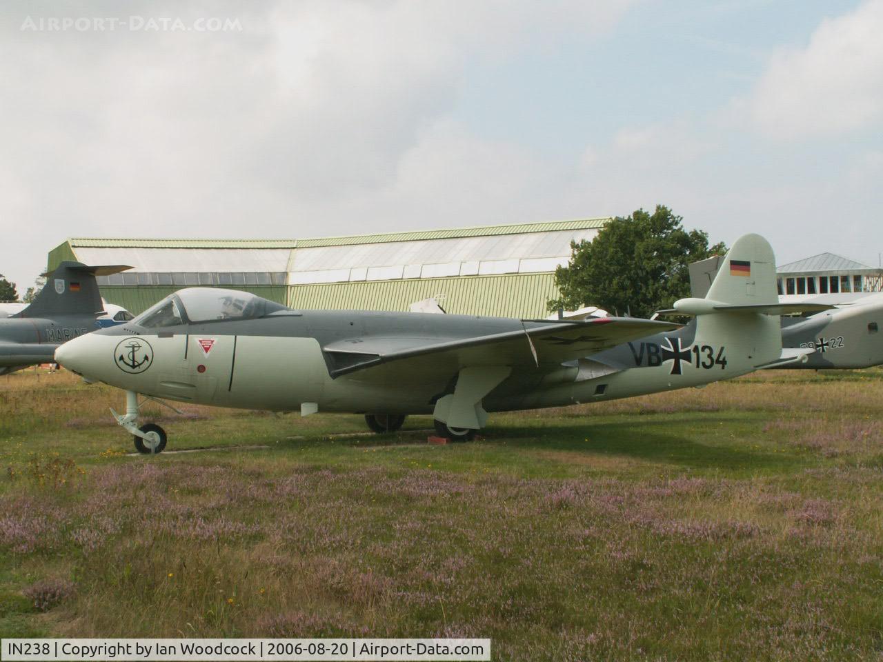 IN238, Hawker Sea Hawk Mk.100 C/N 6684, Hawker Sea Hawk Mk.100/Preserved Nordholz Aeronauticum (marked as VB+234)