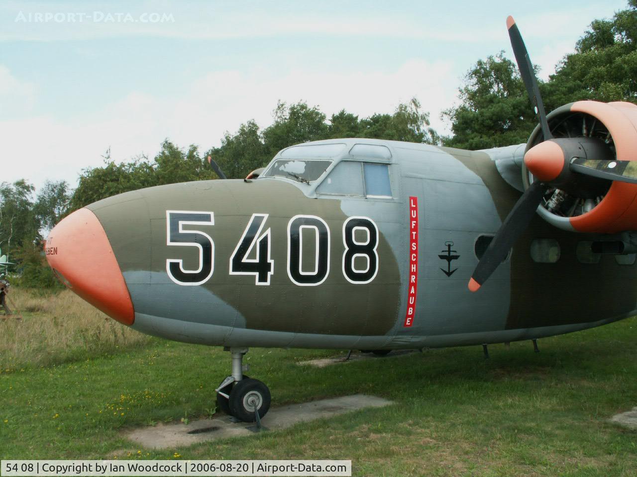 54 08, Hunting Percival P-66 Pembroke C54 C/N PAC/P66/105, Percival P.66 Pembroke C.54/Preserved Nordholz Aeronauticum