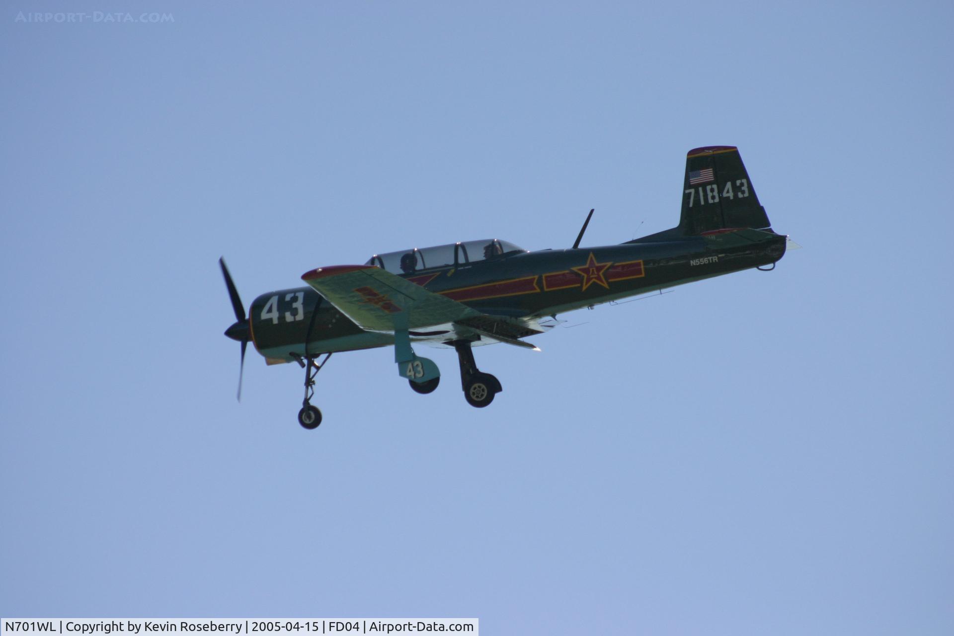 N701WL, 1975 Nanchang CJ-6 C/N 3051215, Nanchang Fly-by