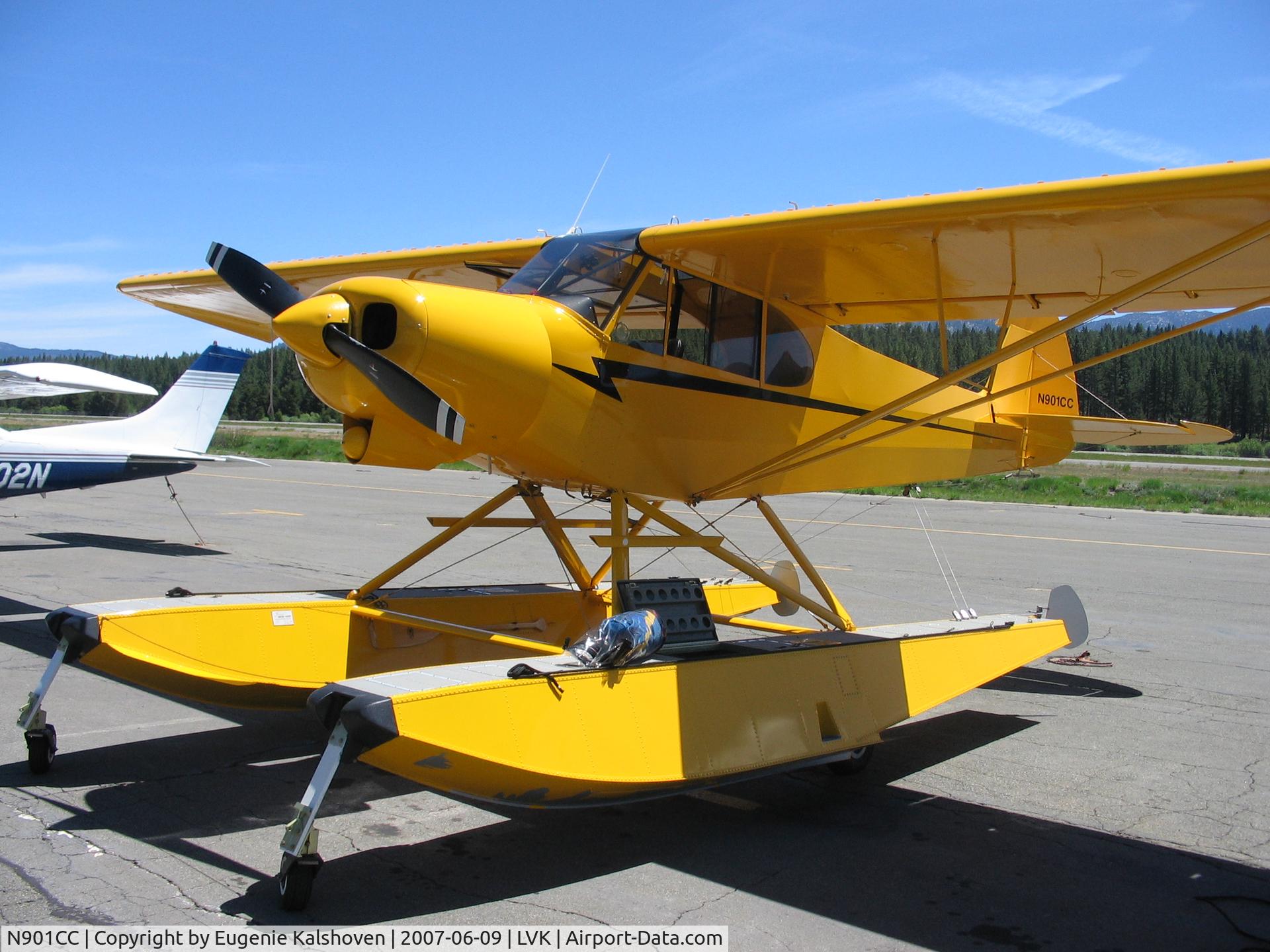 N901CC, 1999 Piper/cub Crafters PA-18-150 C/N 9901CC, seen at Lake Tahoe Airfield
