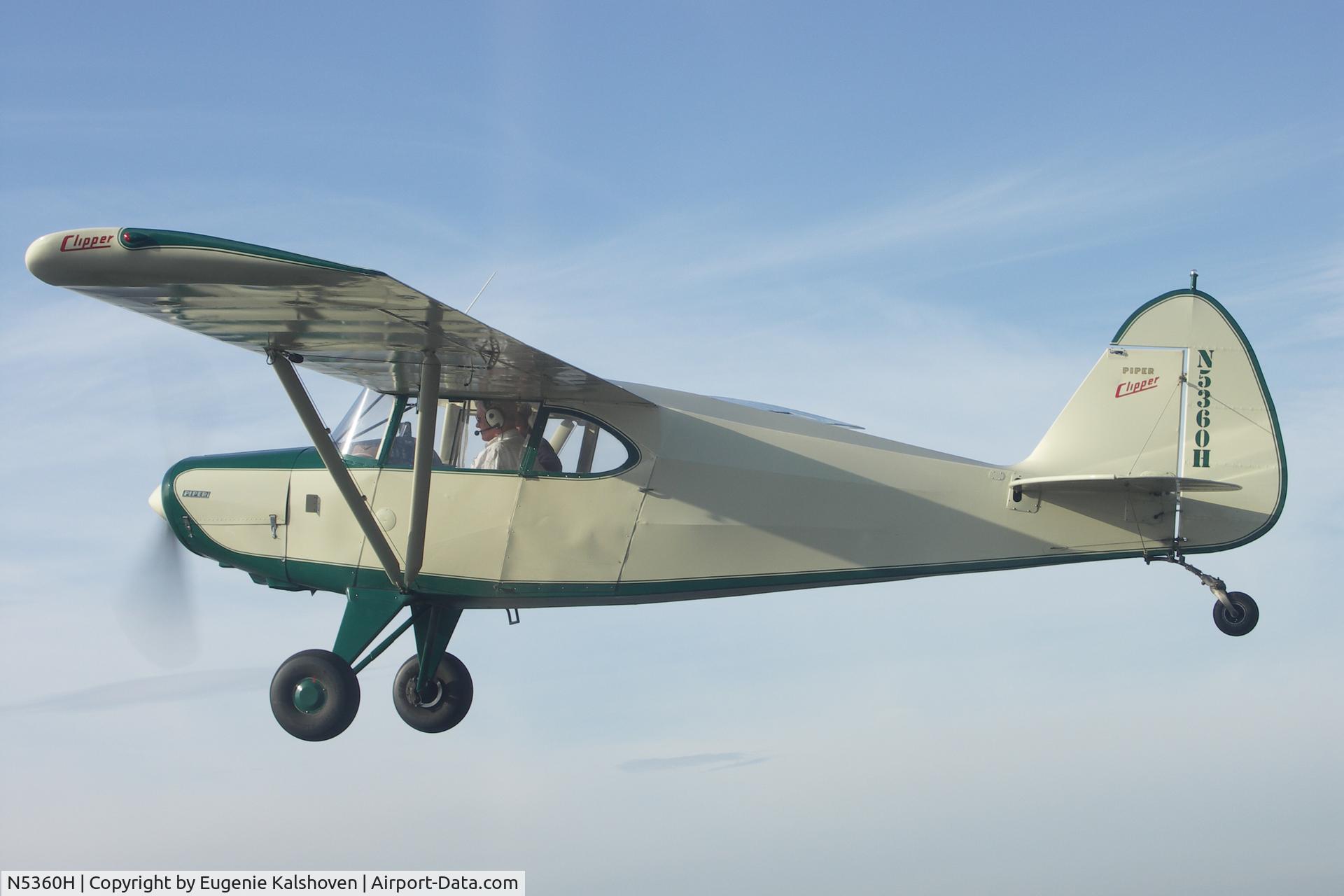N5360H, 1949 Piper PA-16 Clipper C/N 16-167, operator
