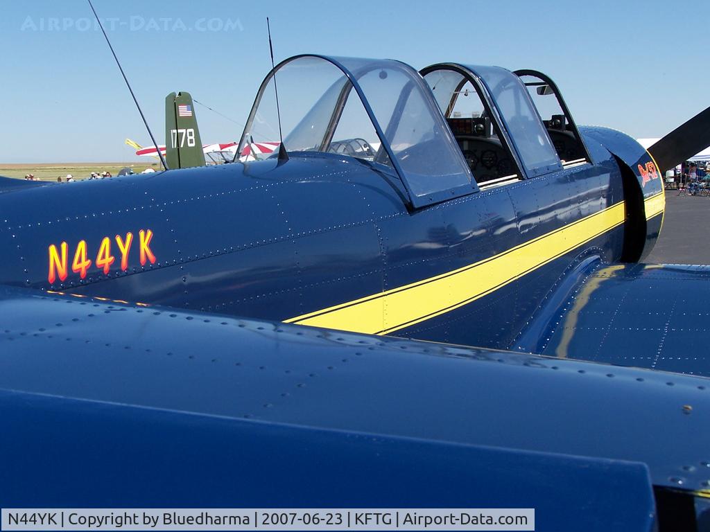 N44YK, 1987 Yakovlev Yak-52 C/N 877402, Back Detail