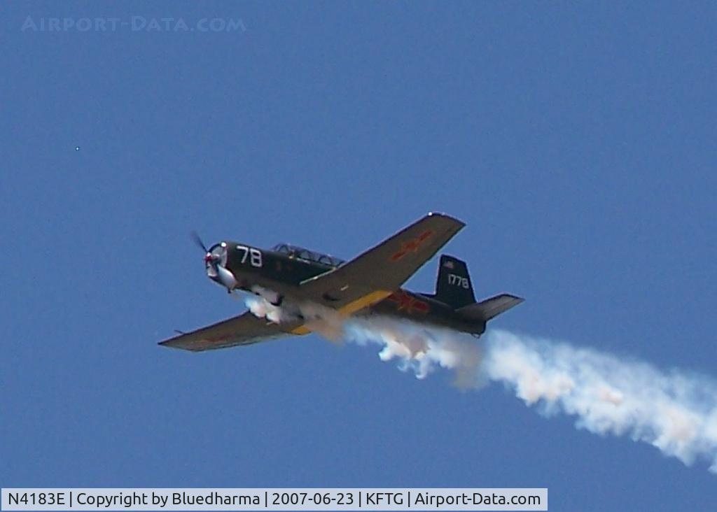 N4183E, 1966 Nanchang CJ-6A C/N 1832039, In flight