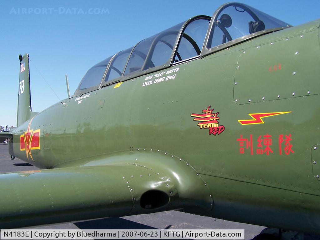 N4183E, 1966 Nanchang CJ-6A C/N 1832039, Starboard Front Fine Detail