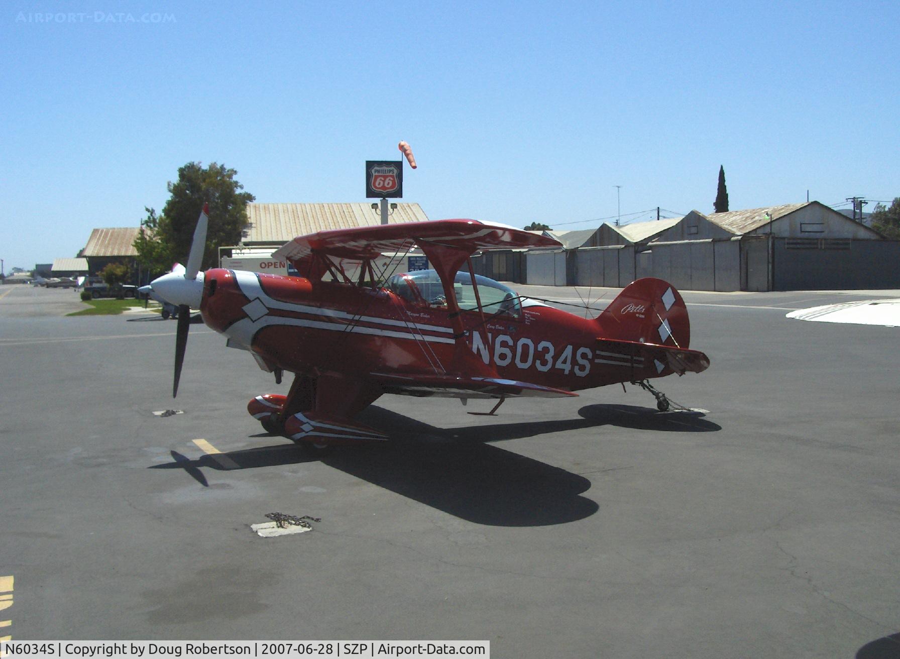 N6034S, Christen Pitts S-2B Special C/N 5132, Christen PITTS S-2B, Lycoming AEIO-540 260 Hp