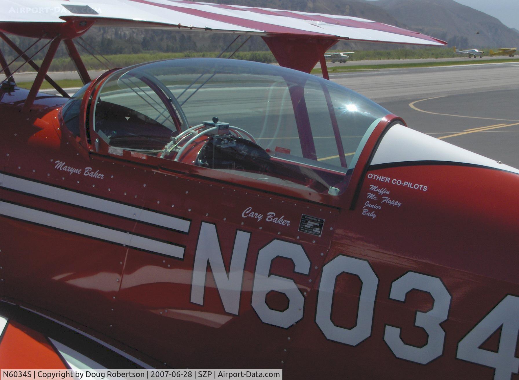N6034S, Christen Pitts S-2B Special C/N 5132, Christen PITTS S-2B, Lycoming AEIO-540 260 Hp