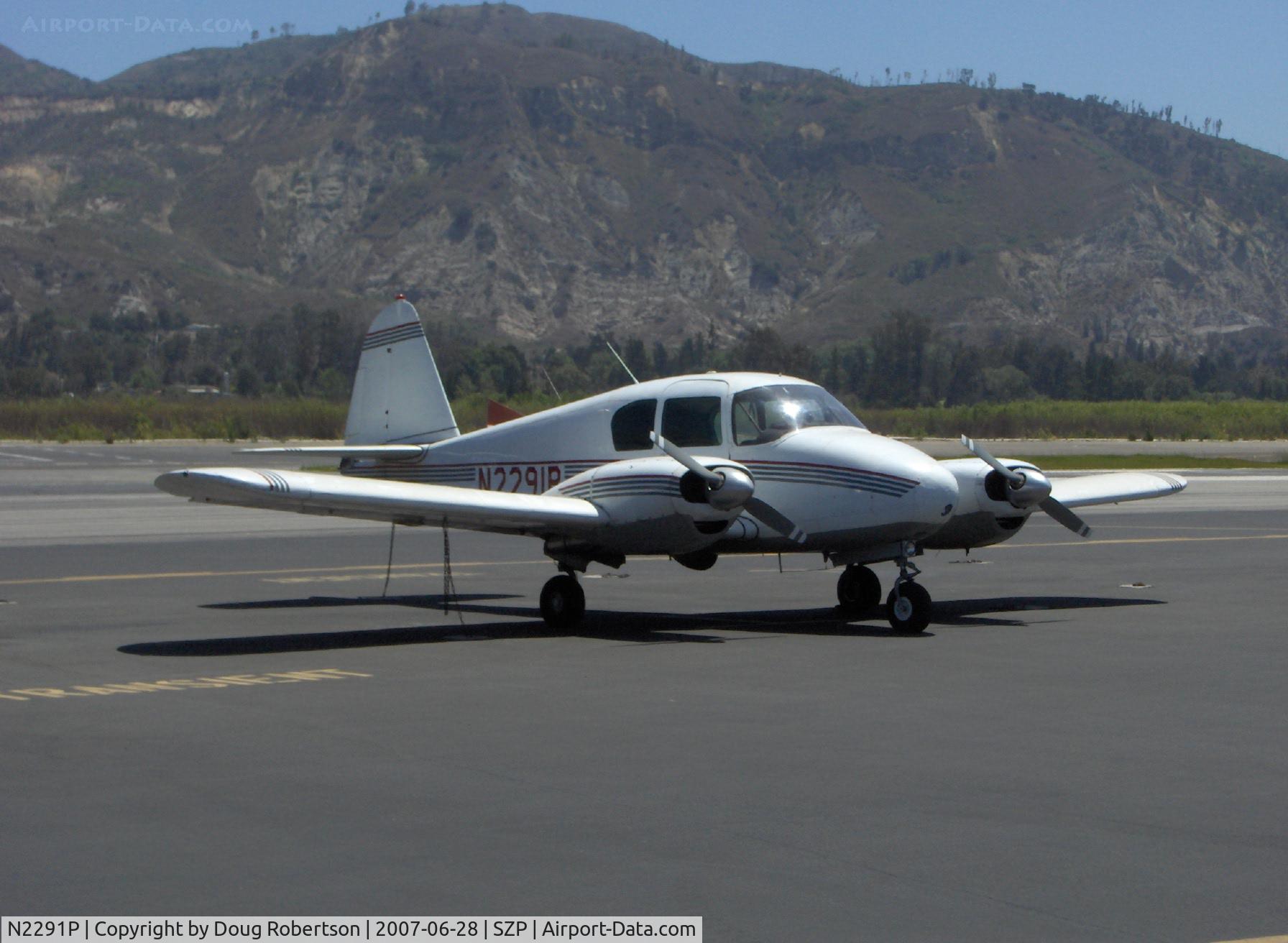 N2291P, 1957 Piper PA-23 Apache C/N 23-902, 1957 Piper PA-23-150 APACHE, two Lycoming O-320s 150 Hp each