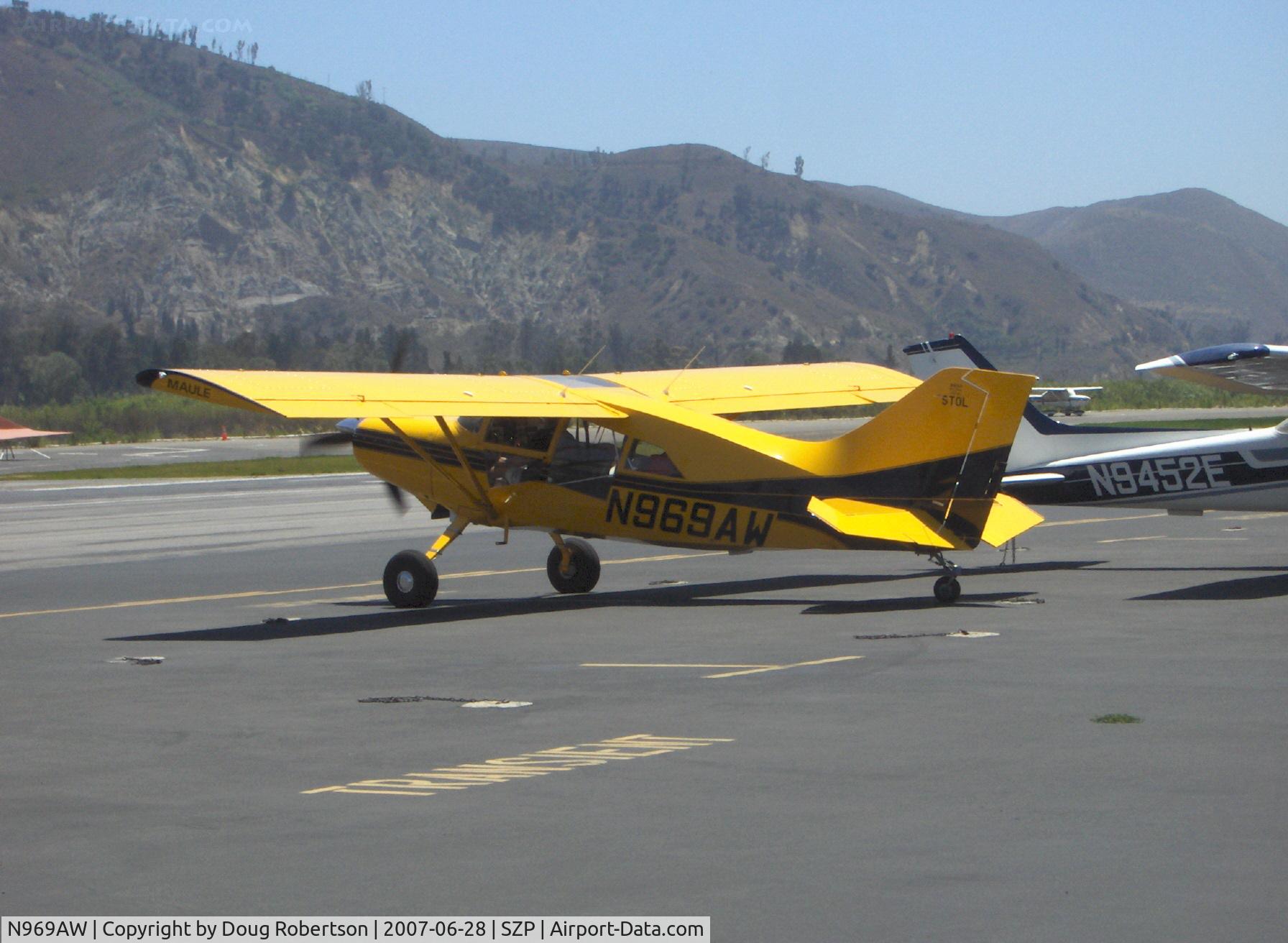 N969AW, Maule M-7-235C Orion C/N 25093C, 2003 Maule M-7-235C ORION STOL, Lycoming O-540 235 Hp