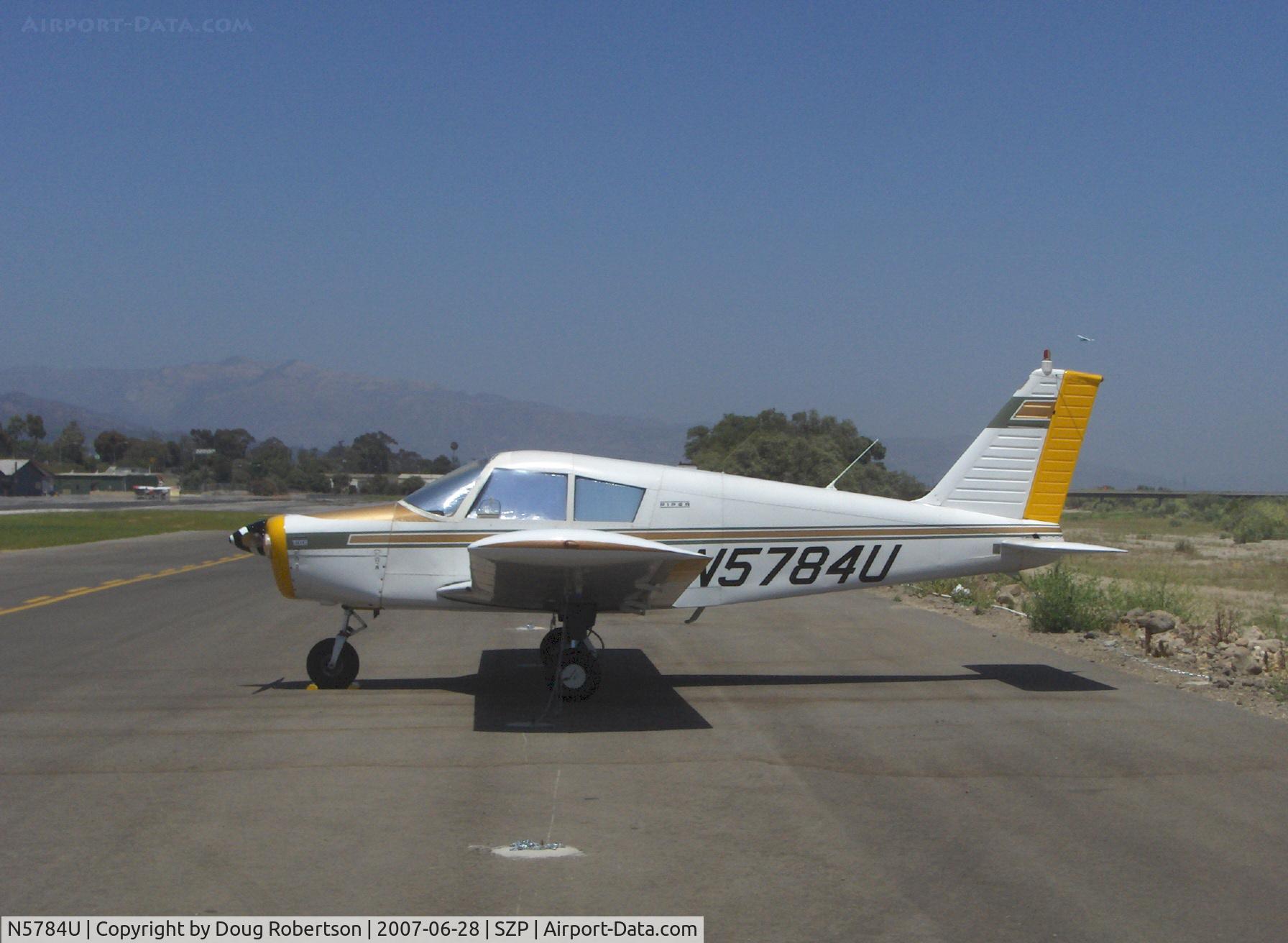 N5784U, 1970 Piper PA-28-140 Cherokee C/N 28-26608, 1970 Piper PA-28-140C CHEROKEE, Lycoming O-320-E2A 150 Hp