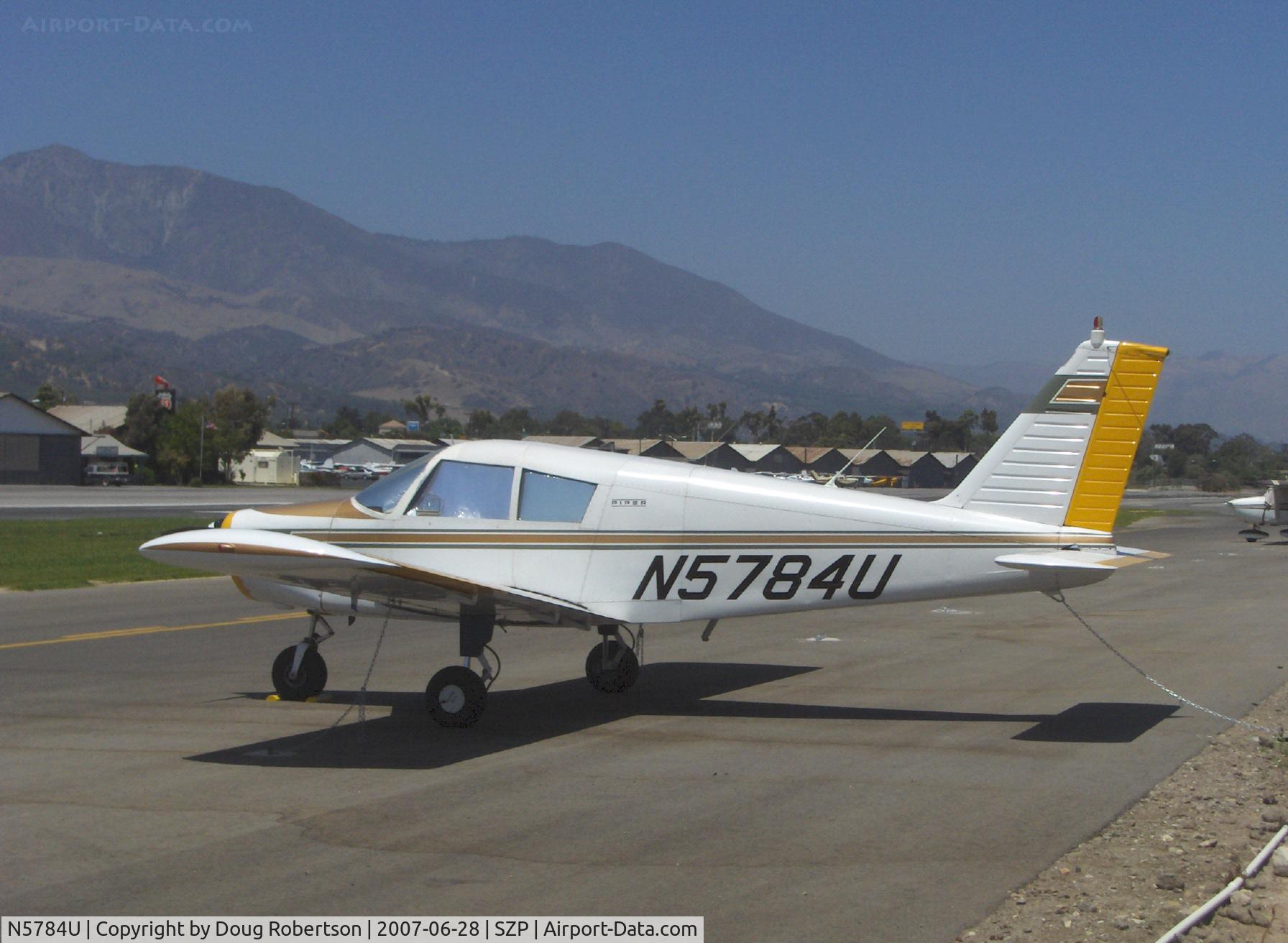 N5784U, 1970 Piper PA-28-140 Cherokee C/N 28-26608, 1970 Piper PA-28-140C CHEROKEE, Lycoming O-320-E2A 150 Hp