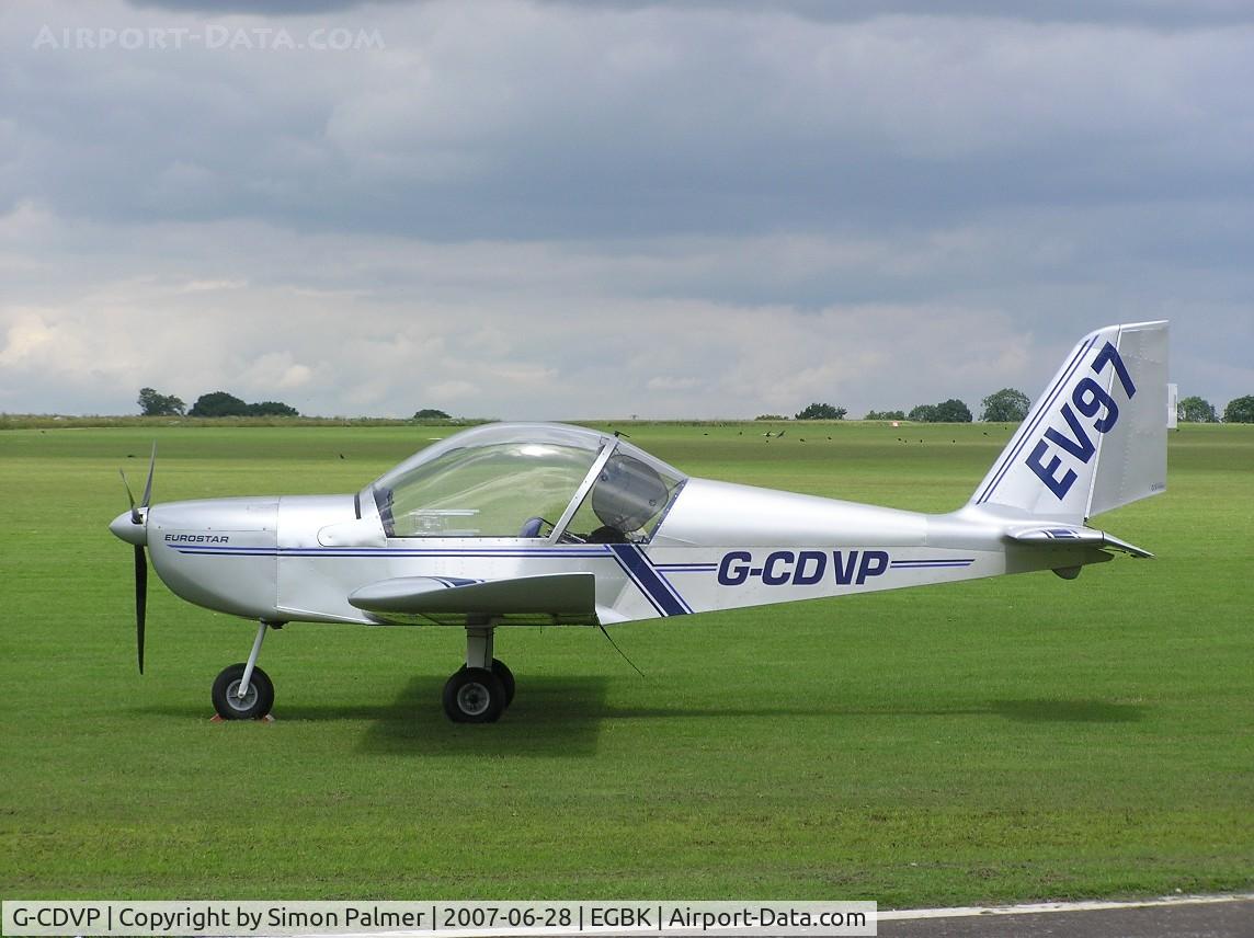 G-CDVP, 2006 Cosmik EV-97 TeamEurostar UK C/N 2521, Eurostar EV97 visiting Sywell