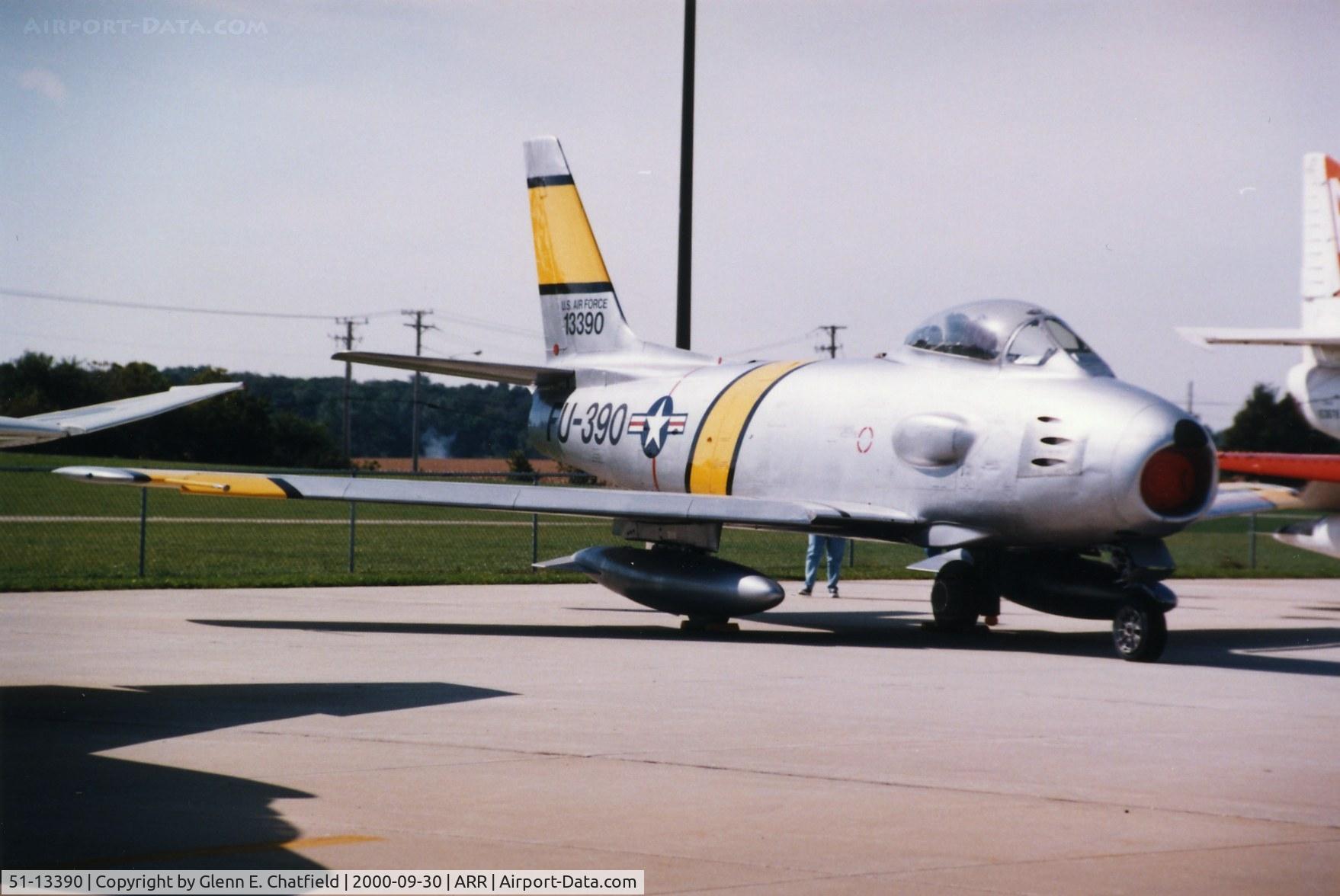 51-13390, 1951 North American RF-86F-25-NH Sabre C/N 176-321, RF-86F at the Air Classics Museum